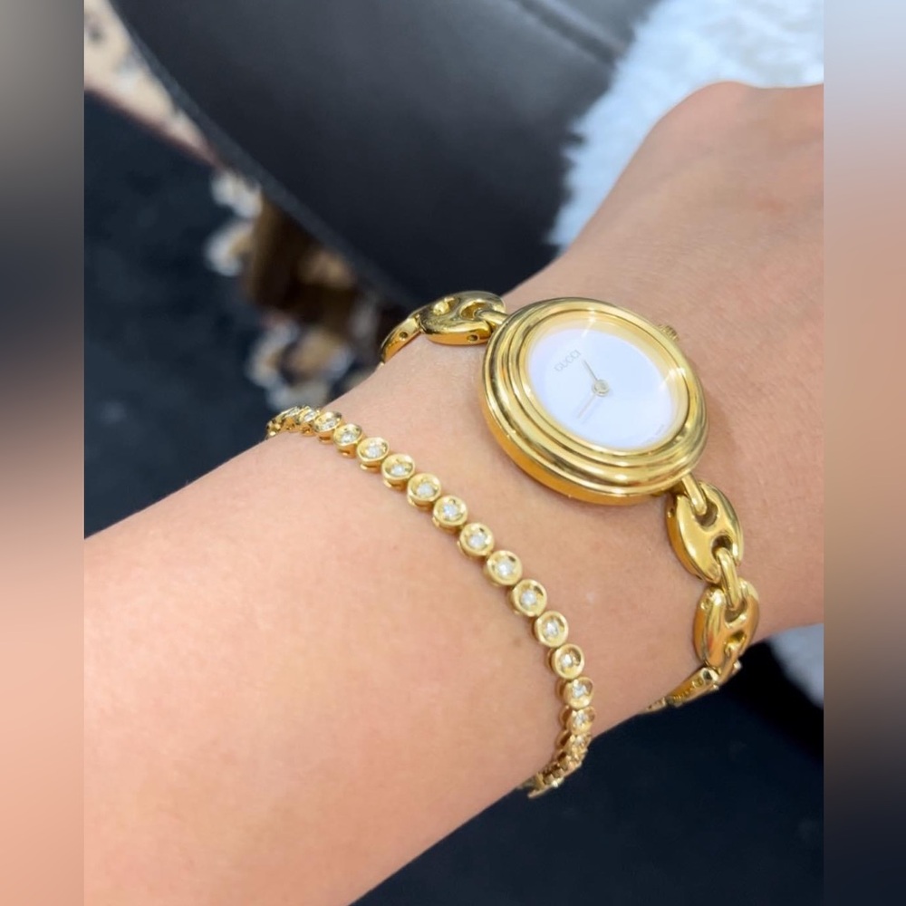 Gold Tennis Bracelet